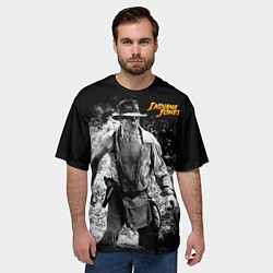 Футболка оверсайз мужская Indiana Jones, цвет: 3D-принт — фото 2