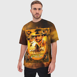 Футболка оверсайз мужская Indiana Jones and raiders of lost ark, цвет: 3D-принт — фото 2