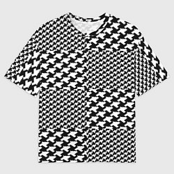 Футболка оверсайз мужская Комбинация, цвет: 3D-принт