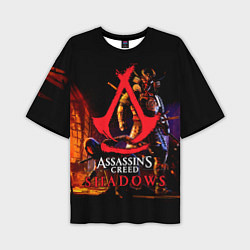 Футболка оверсайз мужская Assassins Creed Shadows - samurai, цвет: 3D-принт