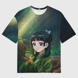 Футболка оверсайз мужская МаоМао и лягушка - Монолог Фармацевта, цвет: 3D-принт