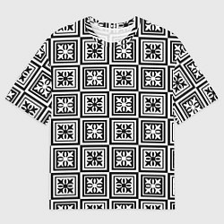 Футболка оверсайз мужская Керамический декор, цвет: 3D-принт