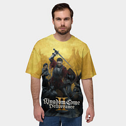 Футболка оверсайз мужская Сражение Kingdom come 2 deliverance, цвет: 3D-принт — фото 2