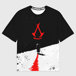 Футболка оверсайз мужская Assassins creed shadows - самурай, цвет: 3D-принт