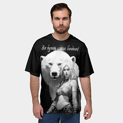 Футболка оверсайз мужская Все дуреют с этих блондинок, цвет: 3D-принт — фото 2