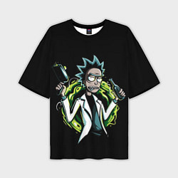 Футболка оверсайз мужская Rick with gun, цвет: 3D-принт