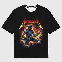 Футболка оверсайз мужская Metallica - James Alan Hatfield, цвет: 3D-принт