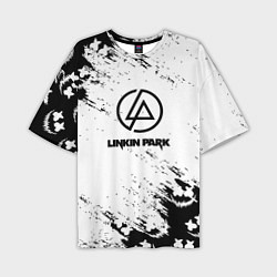 Футболка оверсайз мужская Marshmello x Linkin park, цвет: 3D-принт