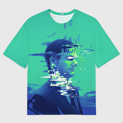 Футболка оверсайз мужская Марк Скаут - Разделение, цвет: 3D-принт