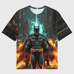 Футболка оверсайз мужская Бэтмен эпик, цвет: 3D-принт