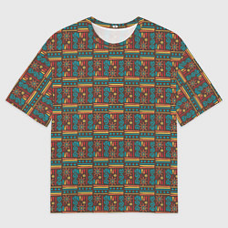 Футболка оверсайз мужская Солнце джунглей, цвет: 3D-принт