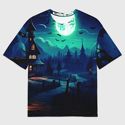 Футболка оверсайз мужская Day of the Dead - Хэллоуин, цвет: 3D-принт