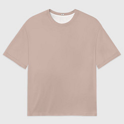 Футболка оверсайз мужская Светлый оттенок цвета года 2025 от Пантон, цвет: 3D-принт