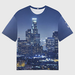 Футболка оверсайз мужская City, цвет: 3D-принт