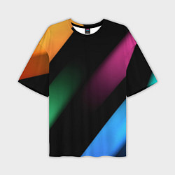 Футболка оверсайз мужская Multicoloured, цвет: 3D-принт