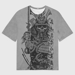 Футболка оверсайз мужская Мертвый самурай призрак, цвет: 3D-принт