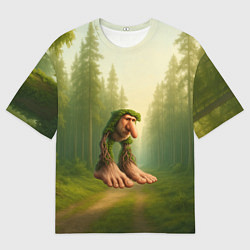 Футболка оверсайз мужская Патапим мем, цвет: 3D-принт