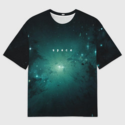Футболка оверсайз мужская Космос галактика вселенная, цвет: 3D-принт
