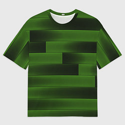 Футболка оверсайз мужская The color is green brick, цвет: 3D-принт