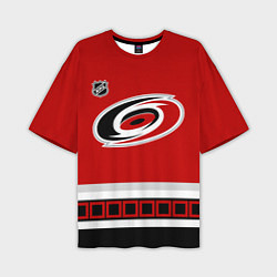 Футболка оверсайз мужская Carolina Hurricanes - NHL team, цвет: 3D-принт