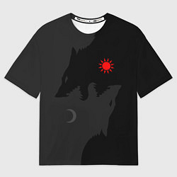 Мужская футболка оверсайз Хати и Сколь