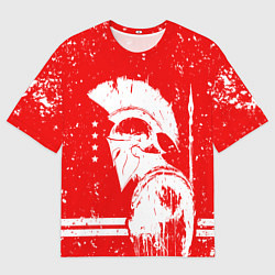 Футболка оверсайз мужская Спартак - воин спарты, цвет: 3D-принт