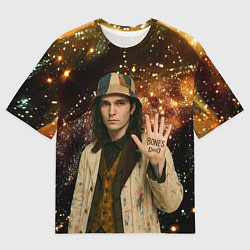 Футболка оверсайз мужская Bones в панаме, цвет: 3D-принт