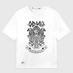 Футболка оверсайз мужская Один правитель Вальхаллы, цвет: 3D-принт