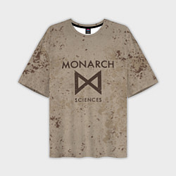 Футболка оверсайз мужская Monarch sciences, цвет: 3D-принт