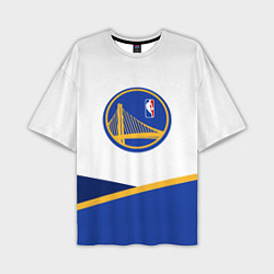 Футболка оверсайз мужская Golden State Warriors - NBA, цвет: 3D-принт