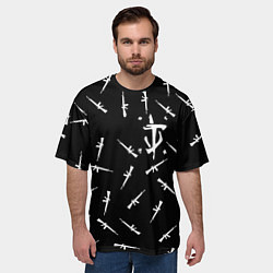 Футболка оверсайз мужская Doom army, цвет: 3D-принт — фото 2