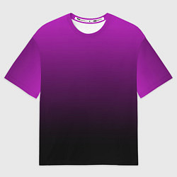 Футболка оверсайз мужская Purple gradient, цвет: 3D-принт