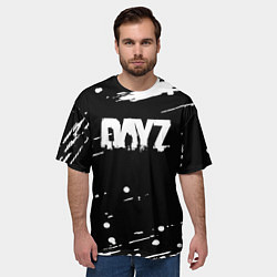 Футболка оверсайз мужская Dayz брызги красок, цвет: 3D-принт — фото 2