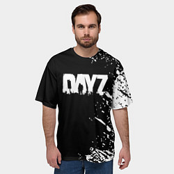 Футболка оверсайз мужская Dayz брызги красок, цвет: 3D-принт — фото 2