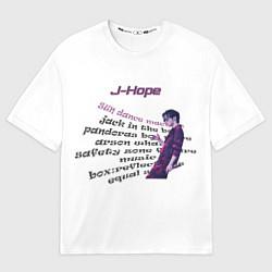 Футболка оверсайз мужская J-Hope - BTS, цвет: 3D-принт