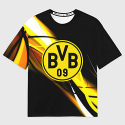Мужская футболка оверсайз Borussia спортивная геометрия