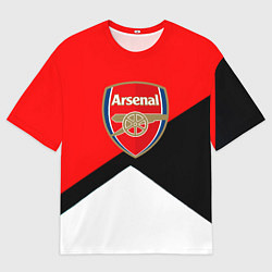 Футболка оверсайз мужская Arsenal geometry sport, цвет: 3D-принт