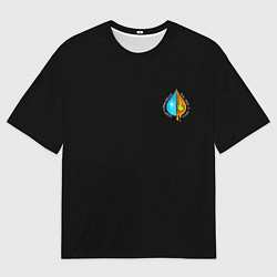 Футболка оверсайз мужская Лучше вода у друга полноцветный узор, цвет: 3D-принт