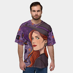 Футболка оверсайз мужская Wich, цвет: 3D-принт — фото 2