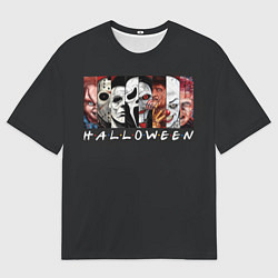 Футболка оверсайз мужская Герои ужасов, цвет: 3D-принт