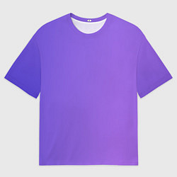 Футболка оверсайз мужская Color purple gradient, цвет: 3D-принт