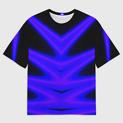 Мужская футболка оверсайз Color neon blue
