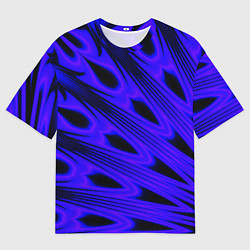 Мужская футболка оверсайз Color neon blue