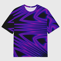 Мужская футболка оверсайз Color neon blue