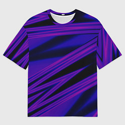 Мужская футболка оверсайз Color multi-colored neon