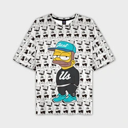 Мужская футболка оверсайз Bart Just Us