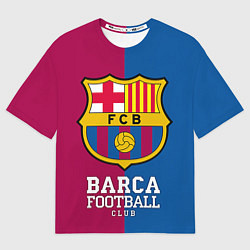 Футболка оверсайз мужская Barca Football, цвет: 3D-принт