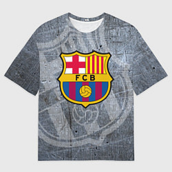 Футболка оверсайз мужская Barcelona, цвет: 3D-принт