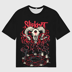 Футболка оверсайз мужская Slipknot, цвет: 3D-принт