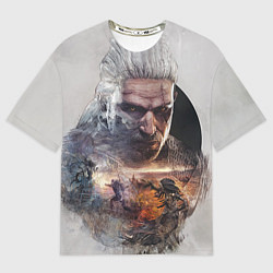 Футболка оверсайз мужская Ведьмак, цвет: 3D-принт